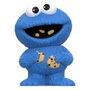 Super7 Figurine 1, Rue Sésame Cookie Monster FUN! FUN! Wave 02