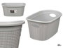 STEFANPLAST Panier à linge Elegance gris clair