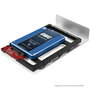 OWC AdaptaDrive Bracket Noir pour convertir un SSD ou disque dur 2.5" SATA en baie 3.5", aluminium, compatible SATA 1.5Gb/s, 3Gb/s et 6Gb/s