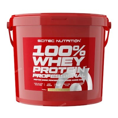 SCITEC NUTRITION 100% Whey Protein Professional Fraise 4000g SCITEC NUTRITION 100% Whey Protein Professional Fraise 4000g