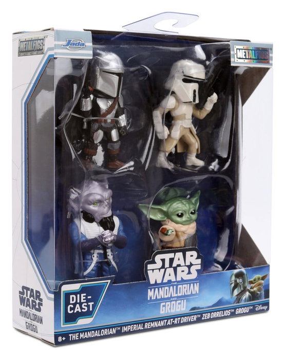 Jada Toys Lot de 4 figurines Star Wars The Mandalorian