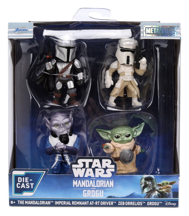 Jada Toys Lot de 4 figurines Star Wars The Mandalorian