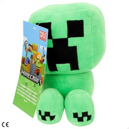 MOJANG STUDIOS Peluche tirelire Minecraft - Figurine en peluche Creeper - 20 cm