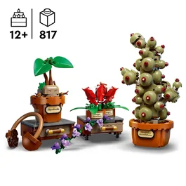 Lego 76474 Les Plantes du Cours de Botanique de Poudlard - Jeu de Construction Créatif (12 ans)