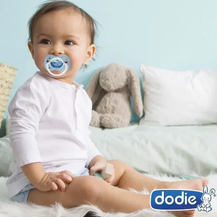 Dodie Sucette Anatomique en Silicone Réversible Anti-irritation Aérée - Lot de 3 - Bébé Ours - Pour Bébés de +18 mois - Sans BPA et S Dodie Sucette Anatomique en Silicone Réversible Anti-irritation Aérée - Lot de 3 - Bébé Ours - Pour Bébés de +18 mois - Sans BPA et S