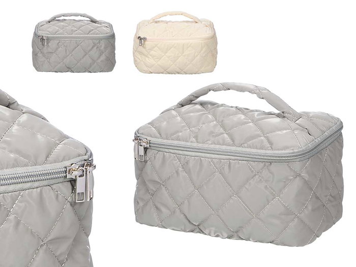 Berilo Nécessaire Trousse Assorti Crème et Gris Berilo Nécessaire Trousse Assorti Crème et Gris