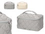 Berilo Nécessaire Trousse Assorti Crème et Gris