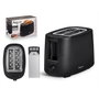 ARGON Grille-pain double noir mat 750W
