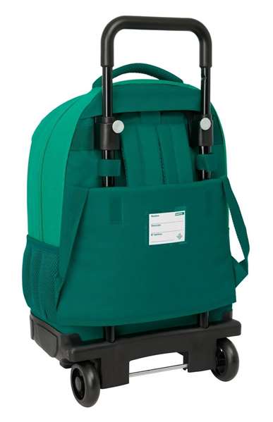 Safta Sac à dos à roulettes compact pour Real Betis Balompie 33x45x22 cm, résistance extérieure simple, pour enfant à partir de 3 ans Safta Sac à dos à roulettes compact pour Real Betis Balompie 33x45x22 cm, résistance extérieure simple, pour enfant à partir de 3 ans