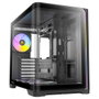 Antec C5 Curve Boîtier PC Gaming Mid Tower ARGB ATX Noir avec 4 Ventilateurs PWM, USB Type-C, Vitre Trempée