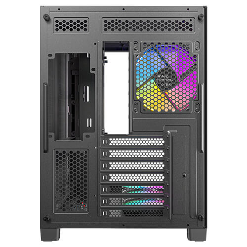 Antec C5 Curve Boîtier PC Gaming Mid Tower ARGB ATX Noir avec 4 Ventilateurs PWM, USB Type-C, Vitre Trempée Antec C5 Curve Boîtier PC Gaming Mid Tower ARGB ATX Noir avec 4 Ventilateurs PWM, USB Type-C, Vitre Trempée