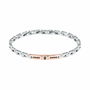 Bracelet Homme Maserati Acier inoxydable 21,5 cm Argenté