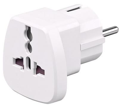 MicroConnect Adaptateur de voyage universel Schuko Type F - Prise pour Royaume-Uni, Suisse, Italie, États-Unis, Japon (CEE 7/7, Type G, J, L, B) MicroConnect Adaptateur de voyage universel Schuko Type F - Prise pour Royaume-Uni, Suisse, Italie, États-Unis, Japon (CEE 7/7, Type G, J, L, B)
