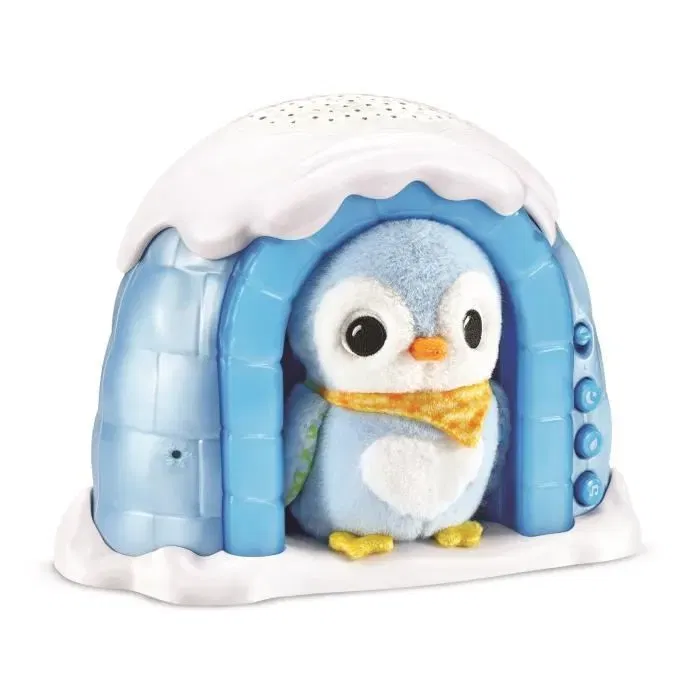 Vtech Baby Veilleuse P'tit Pingouin Nuit Etoilée - Projecteur Ciel Etoilé 4 Couleurs, Détecteur de Pleurs, 40 Mélodies, Peluche Lavable - 0-6 ans Vtech Baby Veilleuse P'tit Pingouin Nuit Etoilée - Projecteur Ciel Etoilé 4 Couleurs, Détecteur de Pleurs, 40 Mélodies, Peluche Lavable - 0-6 ans