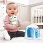 Vtech Baby Veilleuse P'tit Pingouin Nuit Etoilée - Projecteur Ciel Etoilé 4 Couleurs, Détecteur de Pleurs, 40 Mélodies, Peluche Lavable - 0-6 ans
