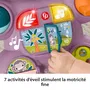 Fisher-Price Trotteur d'Éveil Musical Mon Singe Violet avec Lumières et Activités - JGW90 - Jouet pour Bébé