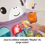 Fisher-Price Trotteur d'Éveil Musical Mon Singe Violet avec Lumières et Activités - JGW90 - Jouet pour Bébé