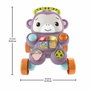 Fisher-Price Mon Trotteur Singe Violet - Musique, lumières et activités