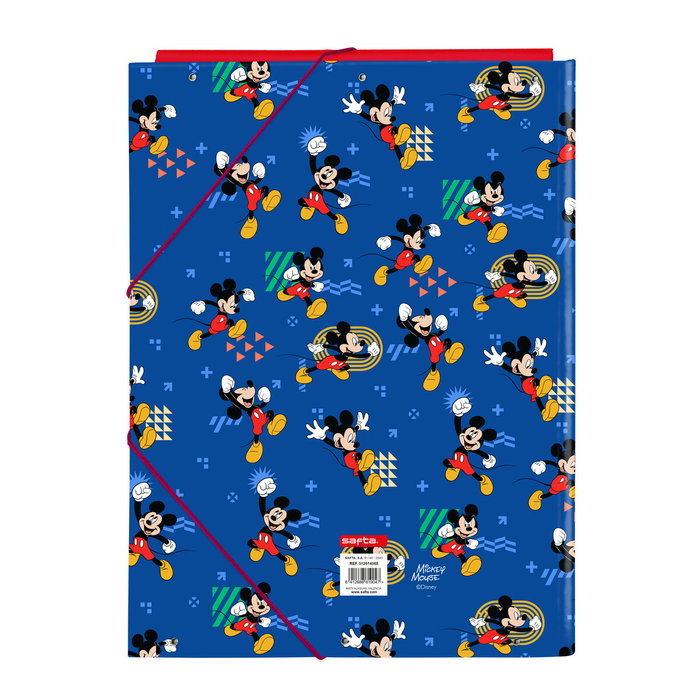 Reliure à anneaux Mickey Mouse Clubhouse Today Bleu A4 26 x 33.5 x 2.5 cm