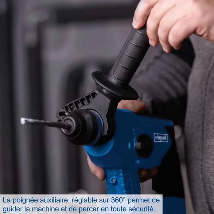 Scheppach BC-RHD230-X Perforateur Burineur sans Fil Brushless 20V - 2,2 J - 5500 bpm - Mandrin SDS Plus - Batterie Non Incluse