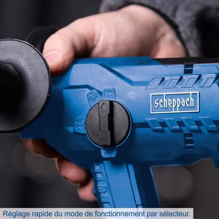 Scheppach BC-RHD230-X Perforateur Burineur sans Fil Brushless 20V - 2,2 J - 5500 bpm - Mandrin SDS Plus - Batterie Non Incluse