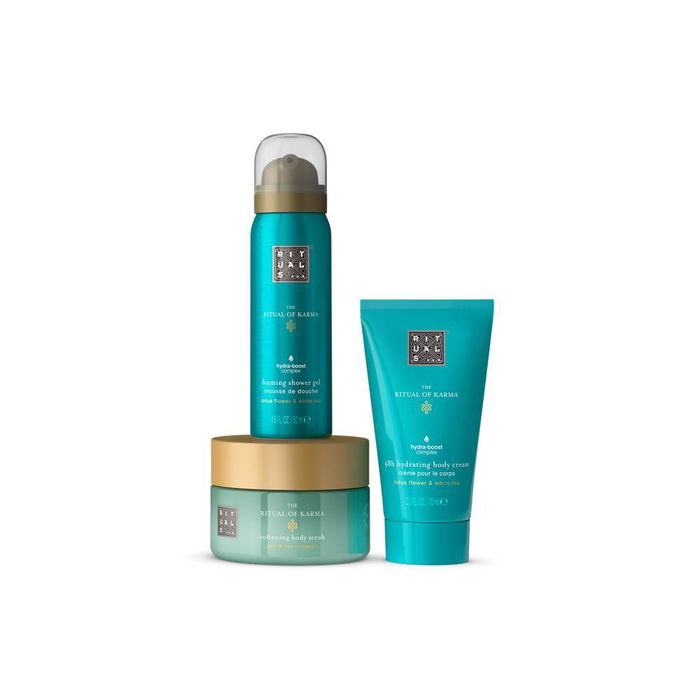 Rituals The Ritual Of Karma Coffret Cadeau 3 Pièces Parfum Thé Blanc et Lotus