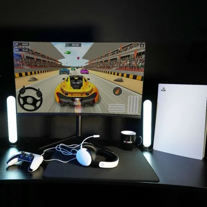 Casque gaming Konix Nexus PS5, circum-aural, haut-parleurs 40 mm, microphone intégré, câble 1,5 m, pour console PlayStation 5 et autres appareils Casque gaming Konix Nexus PS5, circum-aural, haut-parleurs 40 mm, microphone intégré, câble 1,5 m, pour console PlayStation 5 et autres appareils