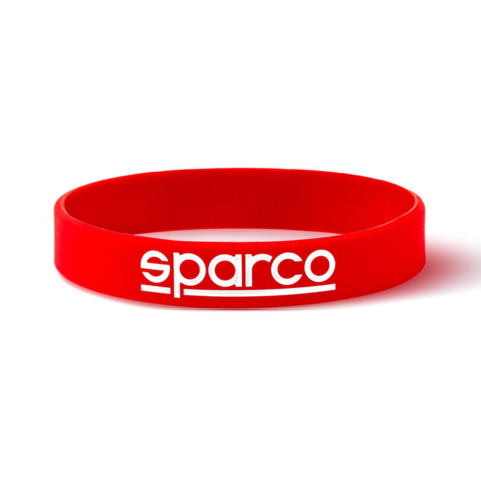 Sparco 10 Bracelets Silicone Rouge S099093RS10 Logo