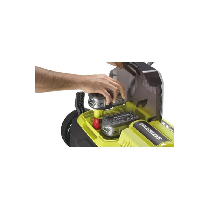 Ryobi Scarificateur Aérateur 2-en-1 sans Fil 18V Brushless Ø 35 cm - RY18SFX35A-240 avec 2 Batteries 4.0 Ah et Chargeur