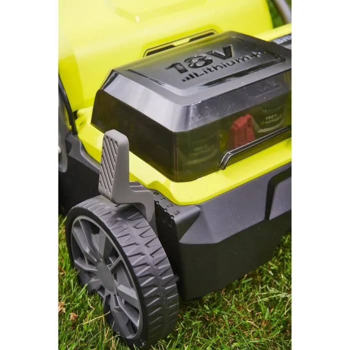 Ryobi Scarificateur Aérateur 2-en-1 sans Fil 18V Brushless Ø 35 cm - RY18SFX35A-240 avec 2 Batteries 4.0 Ah et Chargeur