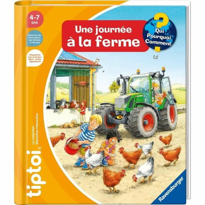 Ravensburger tiptoi Livre interactif Une journée a la ferme Ravensburger tiptoi Livre interactif Une journée a la ferme