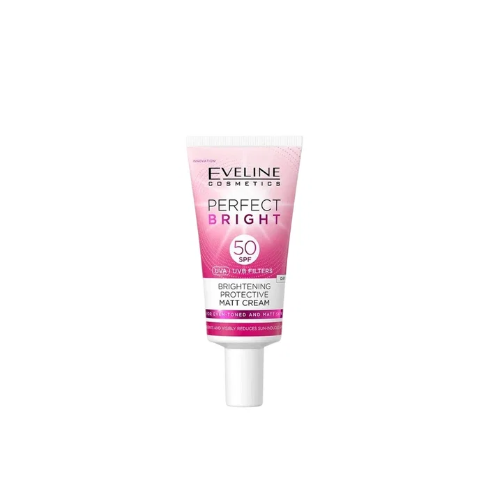 Eveline Cosmetics Perfect Bright Crème de Jour Éclaircissante SPF 50 Eveline Cosmetics Perfect Bright Crème de Jour Éclaircissante SPF 50