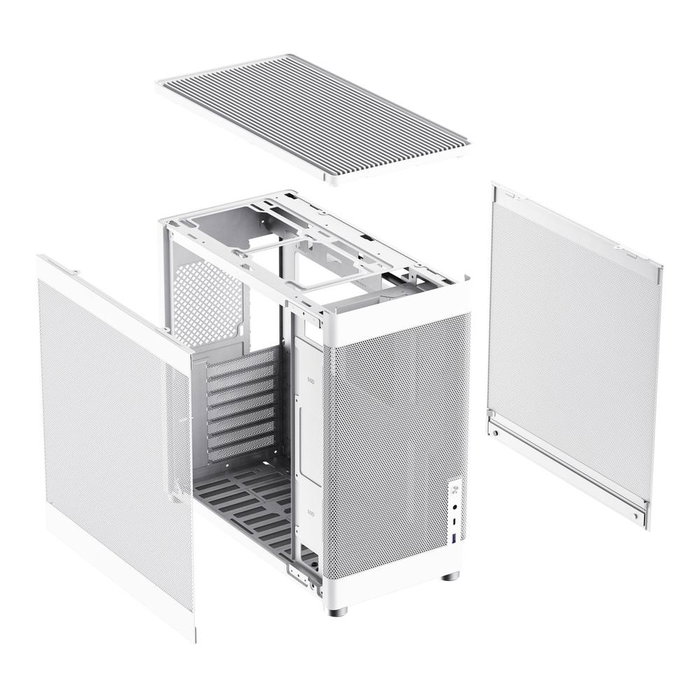 Coolbox MP1 Boîtier PC Gaming Mesh ATX Blanc USB-C Refroidissement Coolbox MP1 Boîtier PC Gaming Mesh ATX Blanc USB-C Refroidissement