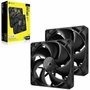 Corsair Kit de démarrage ventilateurs PWM 140 mm iCUE LINK RX140 CO-9051012-WW, Noir