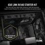 Corsair Kit de démarrage ventilateurs PWM 140 mm iCUE LINK RX140 CO-9051012-WW, Noir