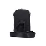 Piquadro Brief 2 Sac bandoulière en nylon et cuir noir