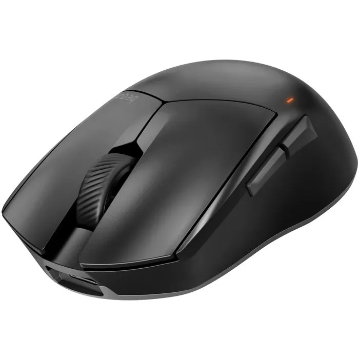 Be Quiet Dark Perk Ergo - Souris sans fil ergonomique, 55 g, capteur PixArt PAW3950, autonomie 110h, noir