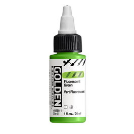 Golden Peinture Acrylique High Flow Vert Fluorescent 30 ml