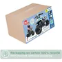 FALK Draisienne moto police - Porteur moto pour enfants 2-5 ans - Roues larges et guidon directionnel - Fabriqué en France - 40% plastique recyclé