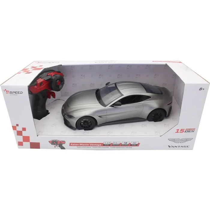 Silverlit Aston Martin 4Speed - Voiture télécommandée 1:14 avec feux lumineux