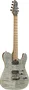 EKO Guitare électrique Tero 801 Musa Gris flamed avec vibrato – 6 cordes, arce flamed, micros YHL Marsbucker – Finition brillante
