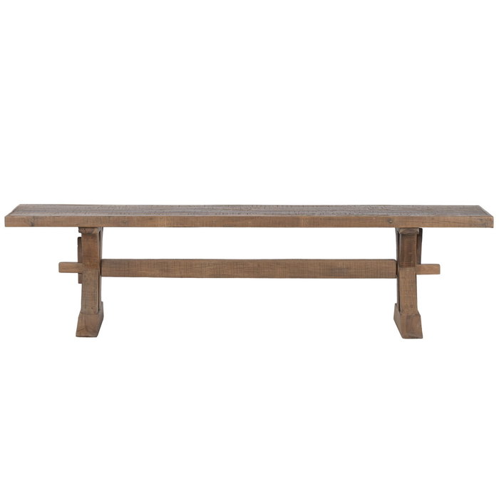 Banc Home ESPRIT Naturel Bois Recyclé 180 X 38 X 45 CM
