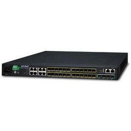 Planet SGS-6341-16S8C4XR Commutateur géré de couche 3, 16 ports SFP, 8 ports Gigabit et 4 ports 10G SFP+