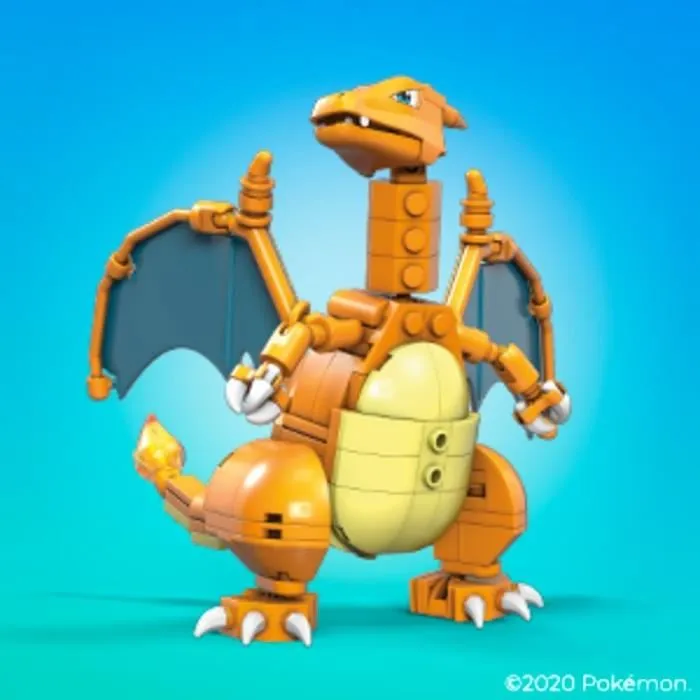 Mega Construx Pokémon Dacofeu à construire - Figurine d'action réaliste de 210 pièces pour fans dès 8 ans