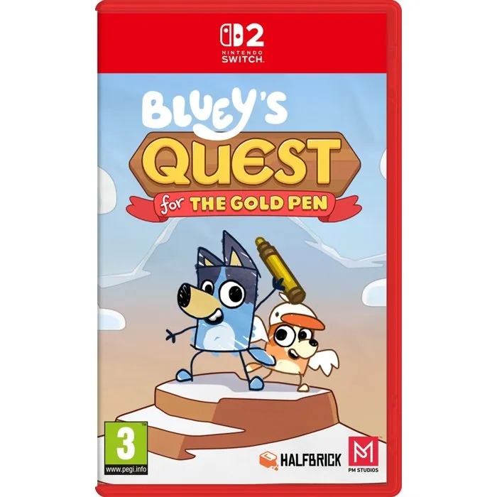 Just For Games Bluey's Quest for the Gold Pen - Jeu Nintendo Switch 2 Just For Games Bluey's Quest for the Gold Pen - Jeu Nintendo Switch 2