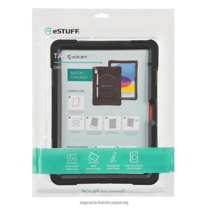 eSTUFF Coque Defender Galaxy Tab A 10,5 AUSTIN - Noir eSTUFF Coque Defender Galaxy Tab A 10,5 AUSTIN - Noir