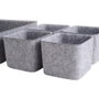 Day Ensemble de 5 paniers de rangement en feutre gris