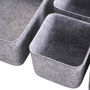 Day Ensemble de 5 paniers de rangement en feutre gris
