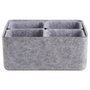 Day Ensemble de 5 paniers de rangement en feutre gris