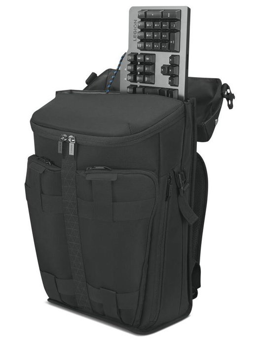 Lenovo Sac à Dos Gaming Legion Active - Compartiment Padded 17" pour PC Portable et Clavier, Fabriqué en RPET Recyclé